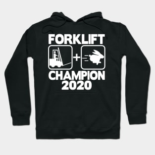 Forklift Racing Champion Logistic Forklifts Fork Warehouse Hoodie